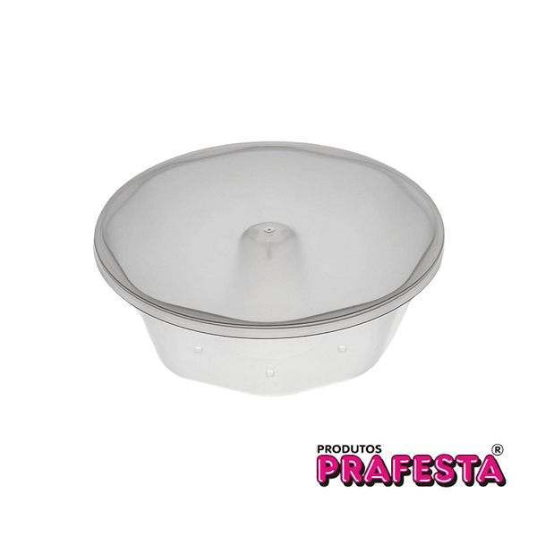 Forma de Pudim Prafesta com Tampa 120ml