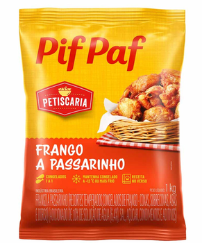 Frango a Passarinho Pif Paf Temperado 1kg