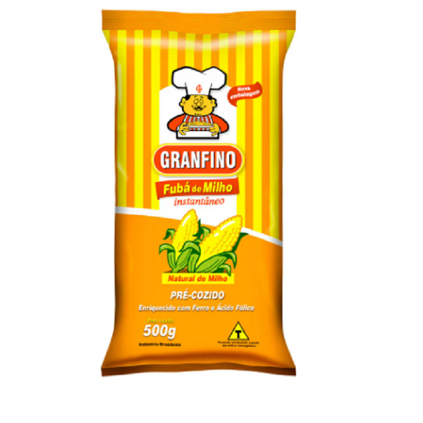 Fubá de Milho Granfino Instantâneo 500g