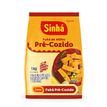 Fubá Sinhá Pré Cozido 1kg