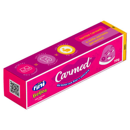 GEL DENTAL CARMED FINI BEIJOS 70G