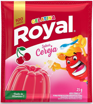 Gelatina em Pó Royal Sabor Cereja 25g
