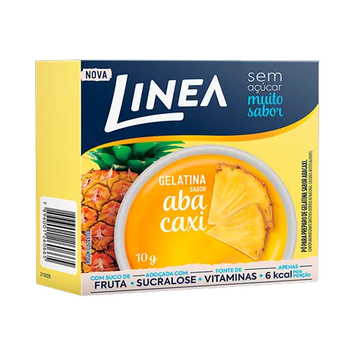 Gelatina Linea Sucralose Zero Abacaxi 10g