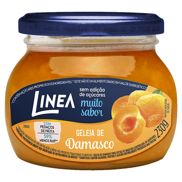 Geleia Linea Damasco Zero 230g