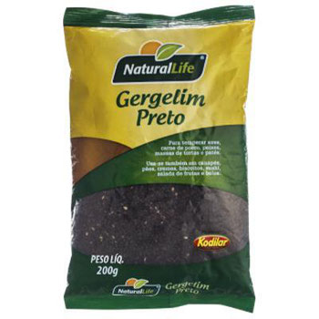 Gergelim Preto Natural Life 200g