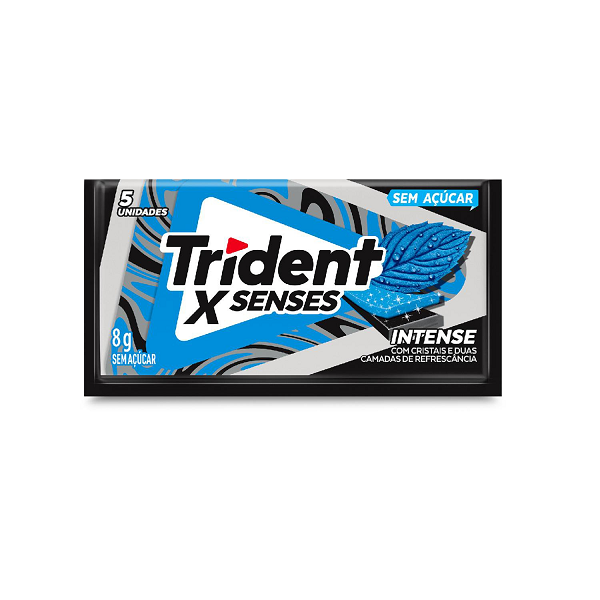 Chiclete Trident Xsenses Menta 8g