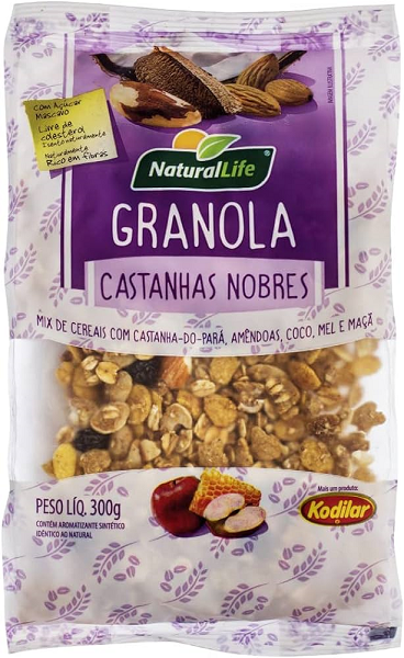 Granola Natural Life Castanhas Nobres 300g