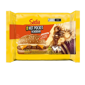 Hambúrguer Sadia Hot Pocket Cheddar 145g