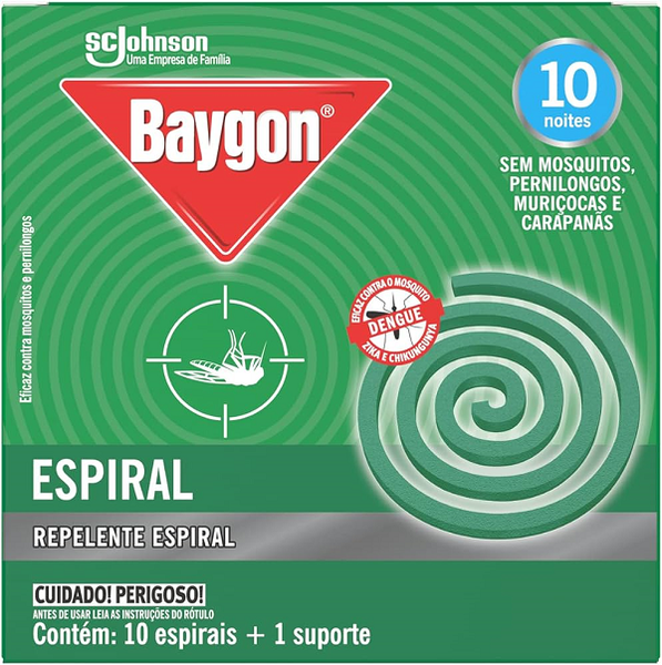 Inseticida Baygon Espiral com 10un