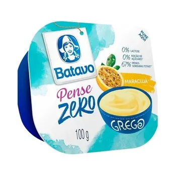 Iogurte Batavo Grego Pense Zero Maracujá 100g