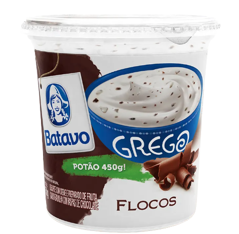 Iogurte Grego Batavo Flocos 450g