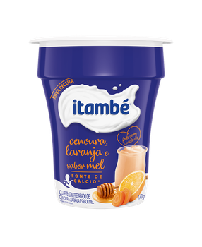 Iogurte Itambé Cenoura,Laranja e Mel 170g