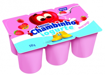 Iogurte Nestlé Chambinho Polpa Morango 510g