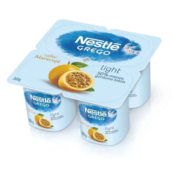 Iogurte Nestlé Grego Light Maracujá 360g