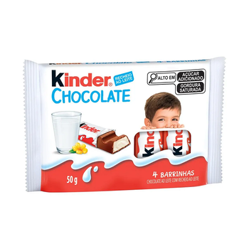 Kinder Chocolate com 4 unidades 50g