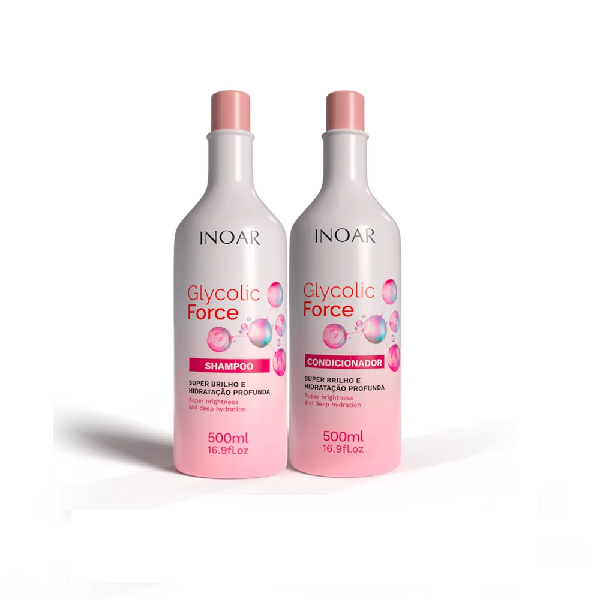 Kit Inoar Glycolic Force Shampoo+condicionador 500ml