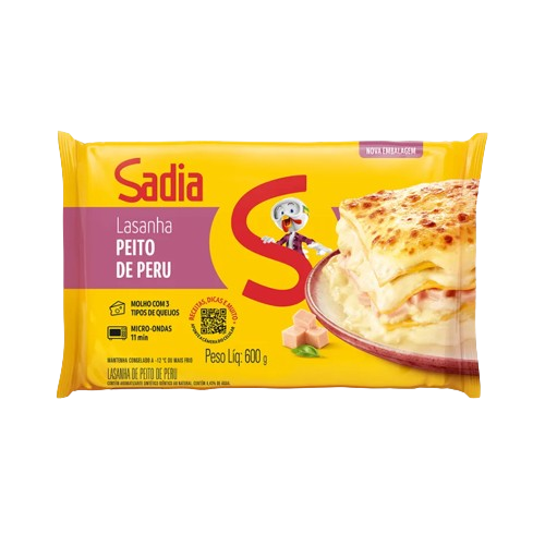 Lasanha Sadia Peito de Peru 600g