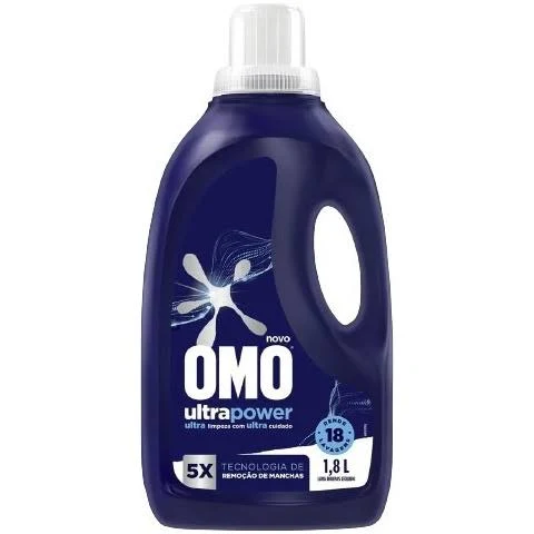 Lava Roupa Omo Líquido Ultra Power 1.8L