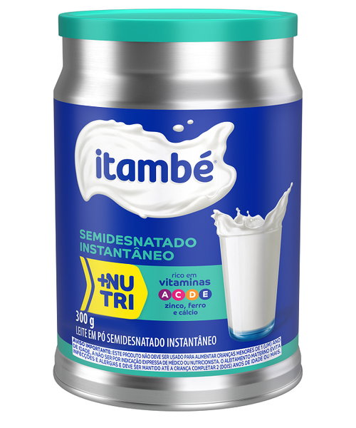 Leite em Pó Itambé Semidesnatado Lata 300g