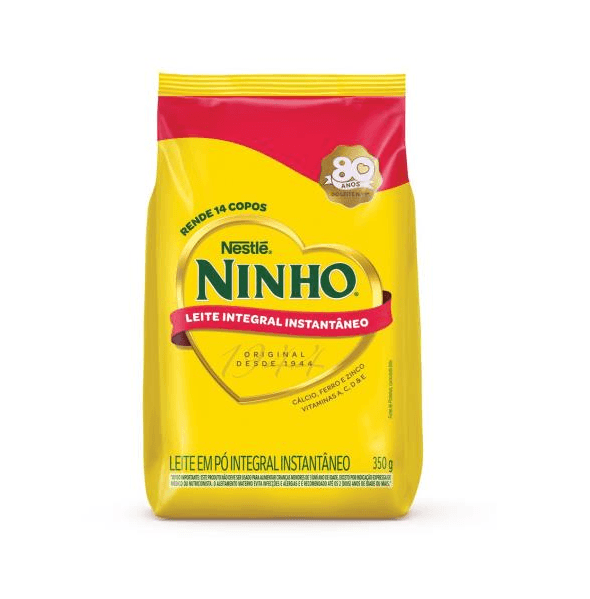 Leite em Pó Ninho Nestlé Integral Instântanio Sache 350g