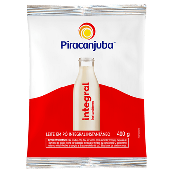 Leite em Pó Piracanjuba Integral 400g