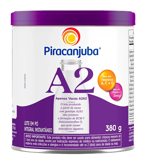 Leite em Pó Piracanjuba Integral A2 380g