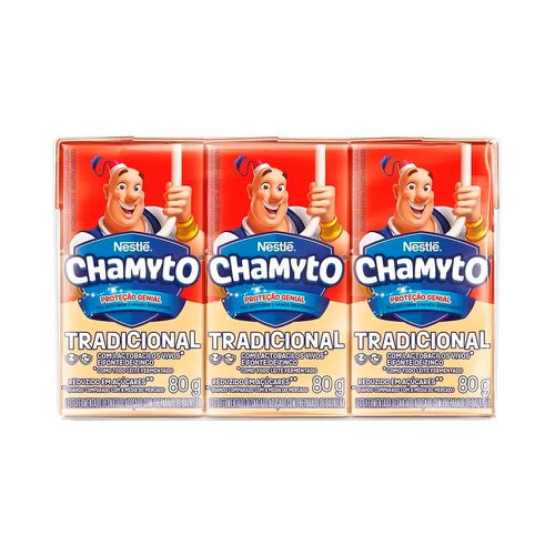 Leite Fermentado Nestlé Chamyto Tradicional 6un 80g