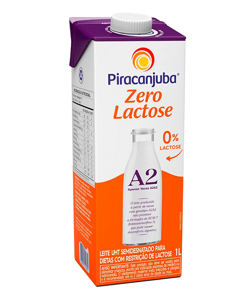 Leite Piracanjuba A2 Zero Lactose 1l