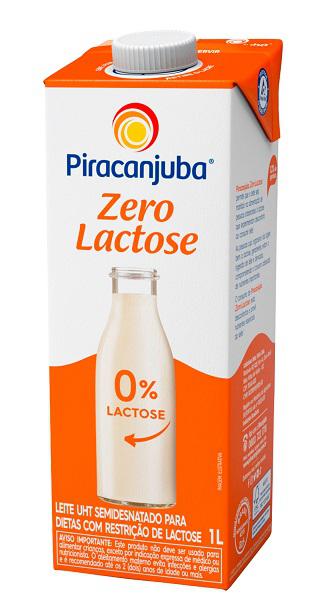 Leite Piracanjuba Semidesnatado Zero Lactose 1l