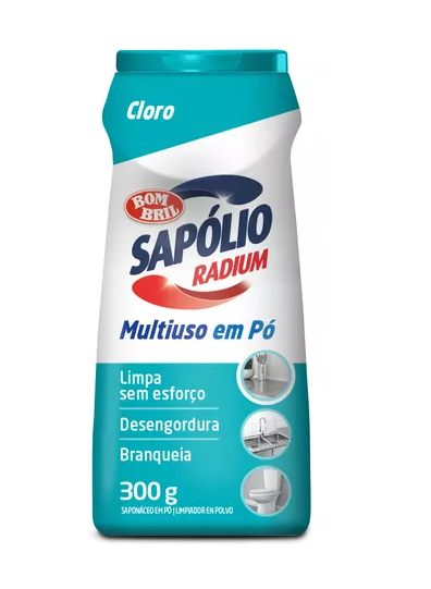 Limpador Bombril Sapólio Radium em Pó Cloro 300g