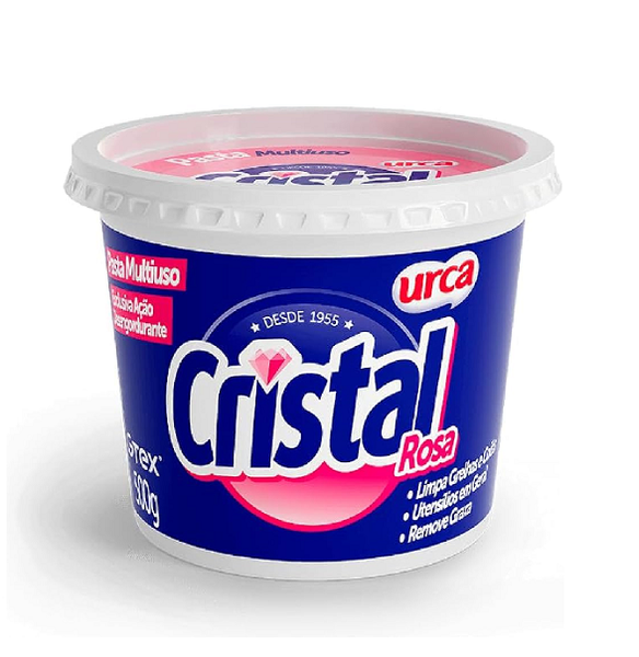 Limpador Urca Pasta Cristal Rosa 500g
