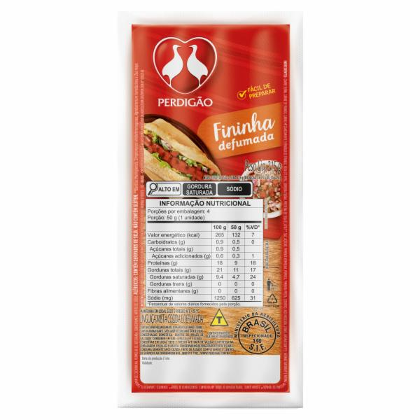 Linguiça Fininha Perdigão Mista Defumada 215g