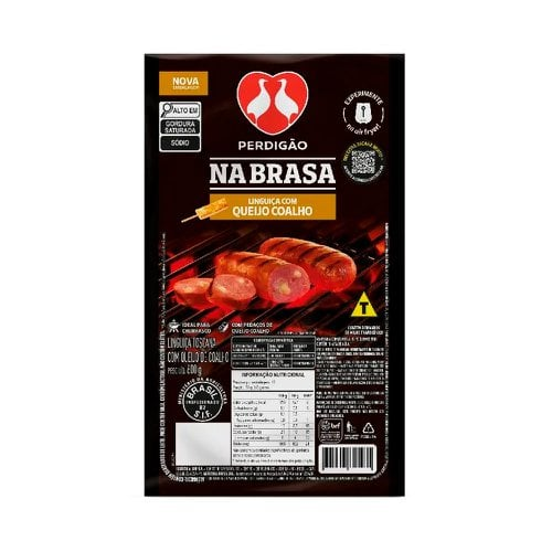 Linguiça Perdigão com Queijo Coalho Nabrasa 600g