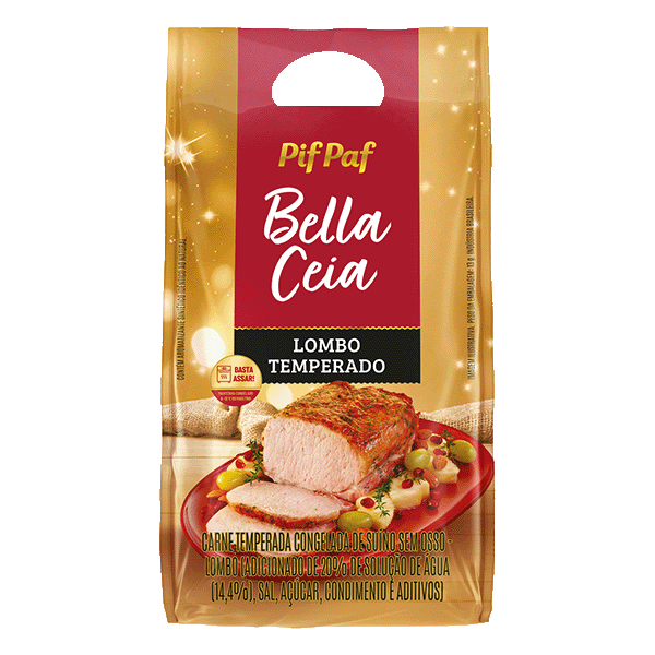 Lombo Pif Paf Bella Ceia Temperado Kg