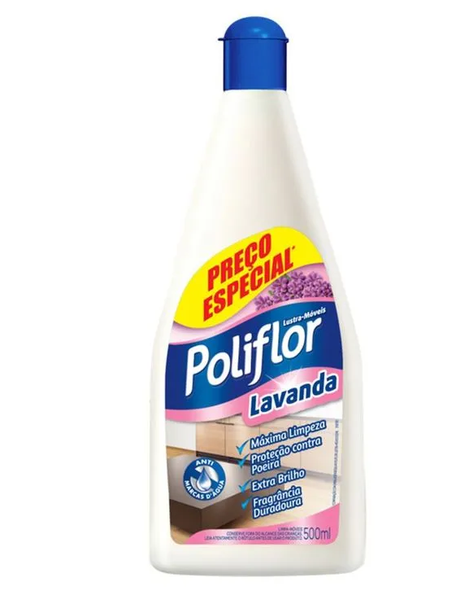 Lustra Móveis Poliflor Lavanda 500ml