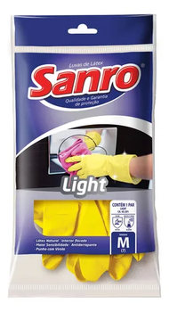 Luva Sanro Latex M