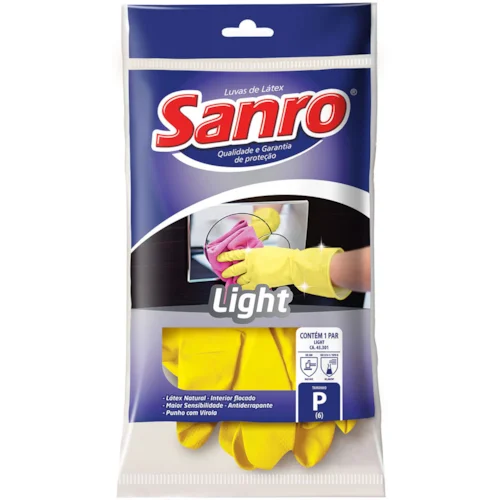 Luva Sanro Latex P