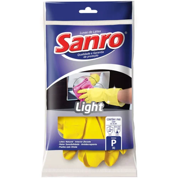 Luva Sanro Latex P
