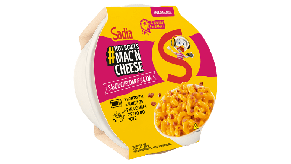 Mac'n Cheese Sadia Cheddar e Bacon 300g