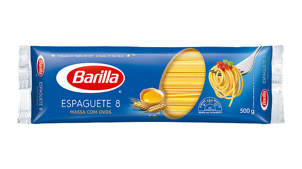 Macarrão Barilla Espaguete  com Ovos N°8 500g