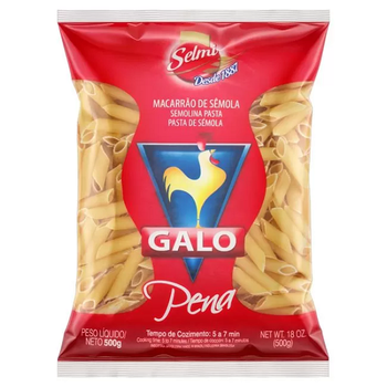 Macarrão Galo Sêmola Pena 500g