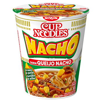 Macarrão Nissin Cup Noodles Queijo Nacho 68g