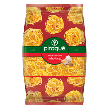 Macarrão Piraquê com Ovos Ninho Largo 500g