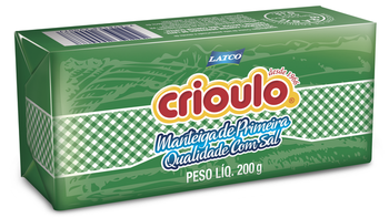 Manteiga Crioulo Tablete com Sal 200g