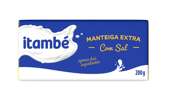 Manteiga Itambé com Sal Tablete 200g