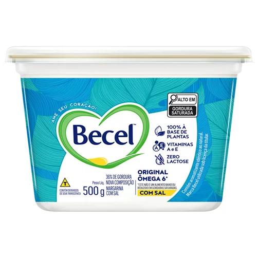 Margarina Becel Ômega 6 com Sal 500g
