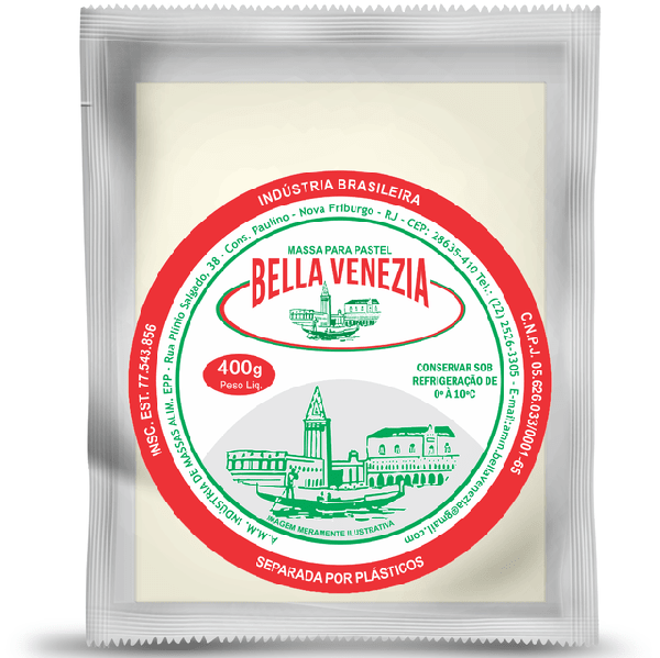 Massa para Pastel Redonda Bella Venezia Média 400g
