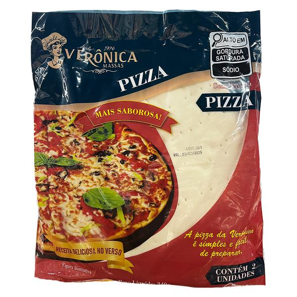Massa Veronica para Pizza com 2 unid