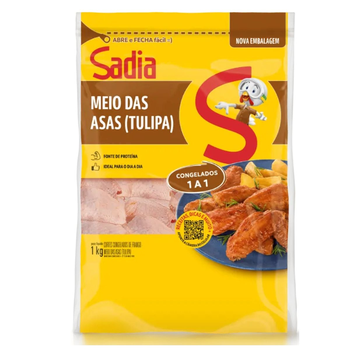 Meio da Asa Sadia Tulipa na Medida 1Kg