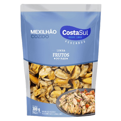 Mexilhão Cozido Costa Sul 300g